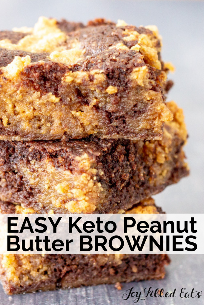 Keto Peanut Butter Brownies Low Carb, EASY Joy Filled Eats