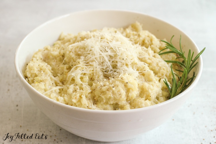 Keto Risotto Low Carb, GlutenFree, 20 Minutes, EASY Joy Filled Eats