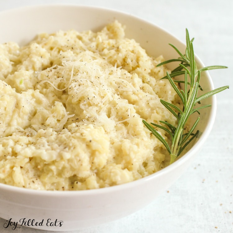 Keto Risotto Low Carb, GlutenFree, 20 Minutes, EASY Joy Filled Eats