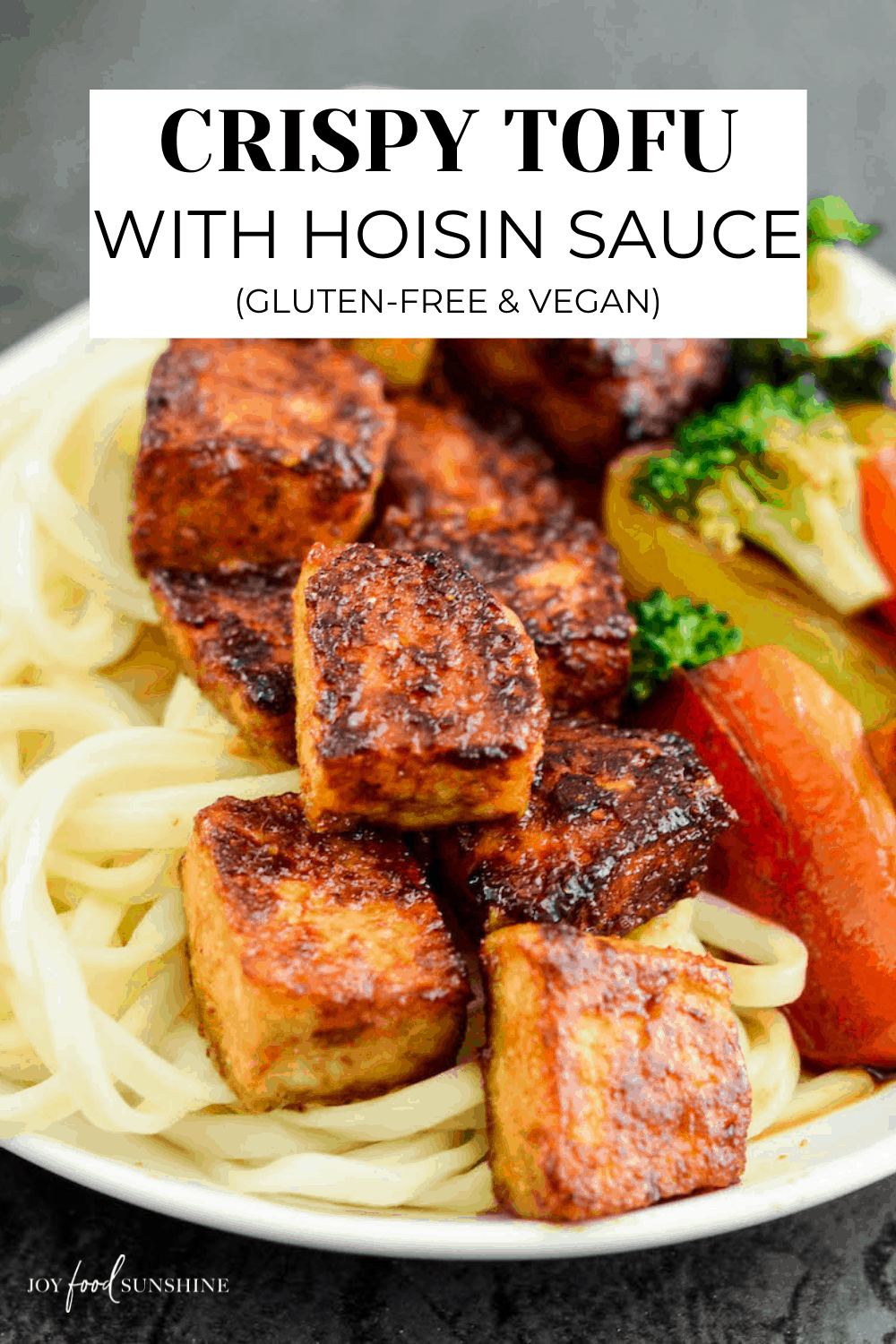 Crispy Tofu with Hoisin Sauce JoyFoodSunshine
