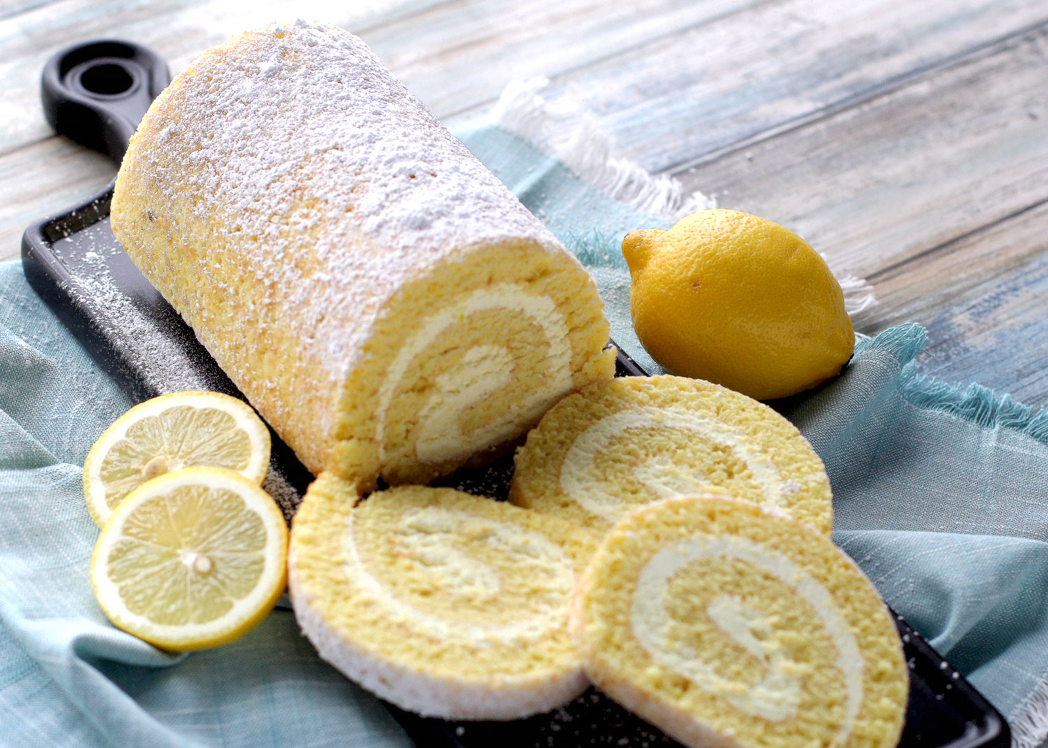 Lemon Crème Cake Roll Joyful Traditions