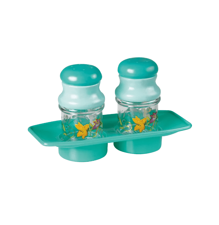 Crystal Salt & Pepper Joyful Plastic