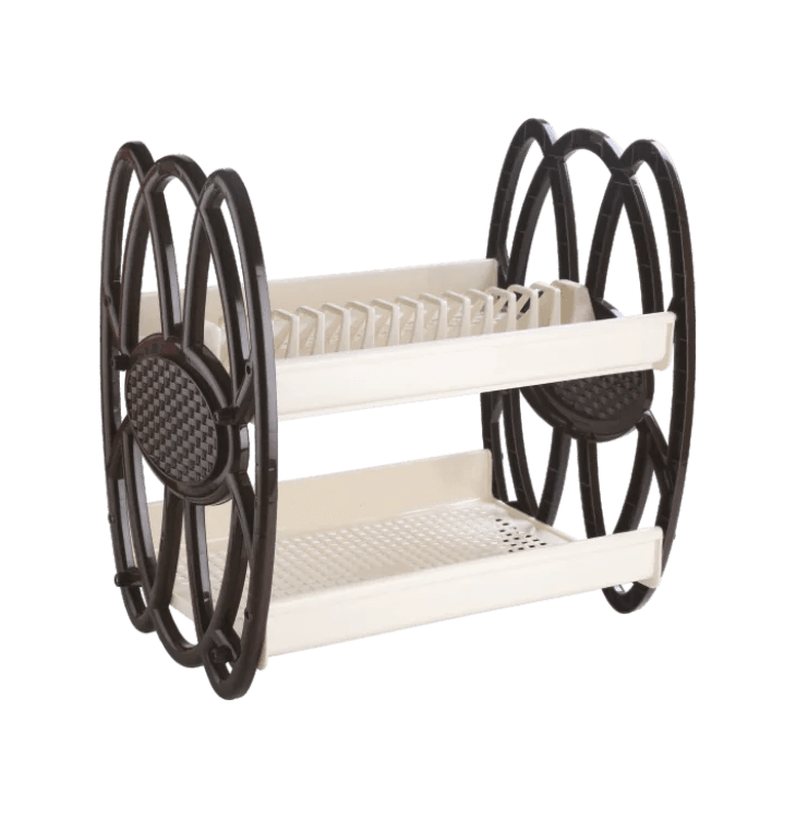 JOYFUL Opel Kitchen Plate Rack White Color, Efficient Plate Organizer