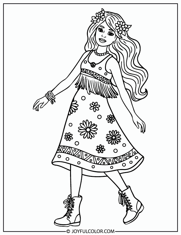 22 FREE Printable Barbie Clothes Coloring Pages For Kids And Adults