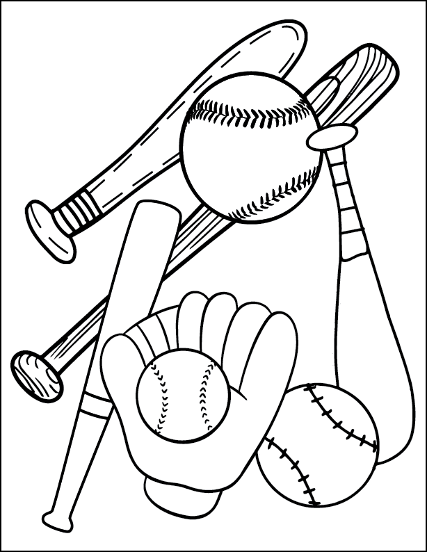 Baseball Coloring Pages FREE to Print and Download!