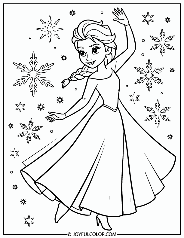 22 Free Printable Frozen Coloring Pages For All Ages