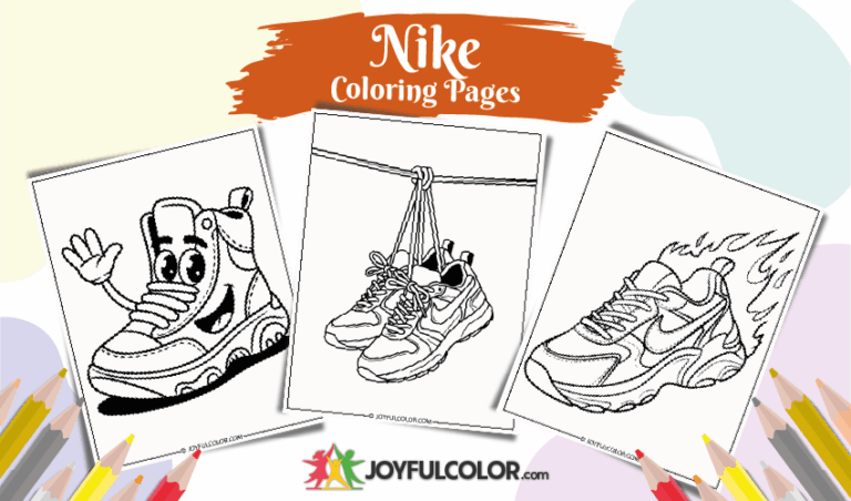 22 Free Printable Nike Coloring Pages for All Ages