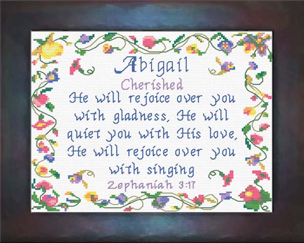 Name Blessings Abigail Personalized Names with Meanings and Bible