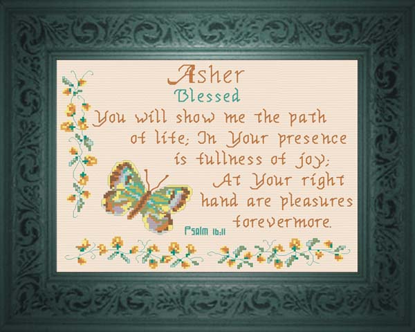 Name Blessings Asher Personalized Names with Meanings and Bible Verses