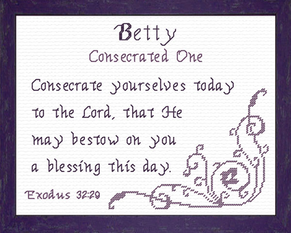 Betty Name Blessings Personalized Names with Meanings and Bible Verses
