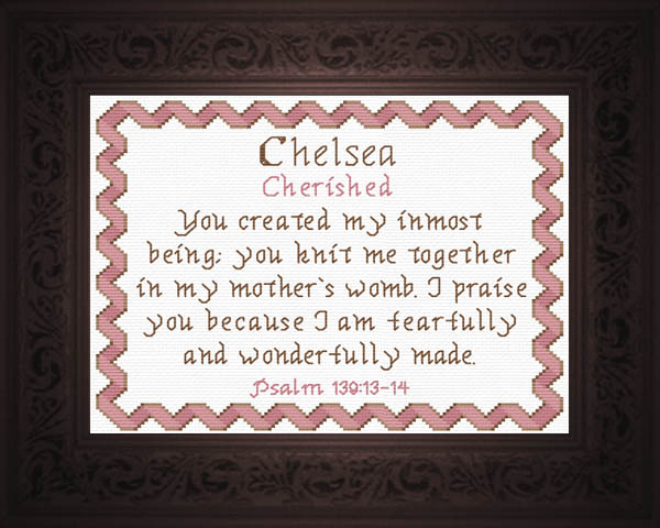 Name Blessings Chelsea Personalized Names with Meanings and Bible