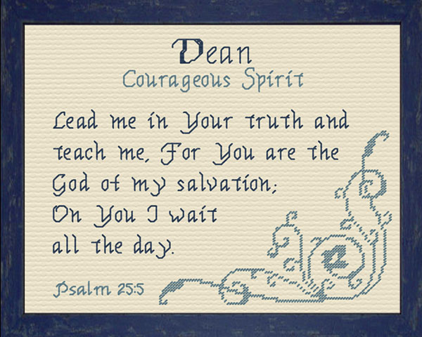 Dean Name Blessings Personalized Names with Meanings and Bible Verses