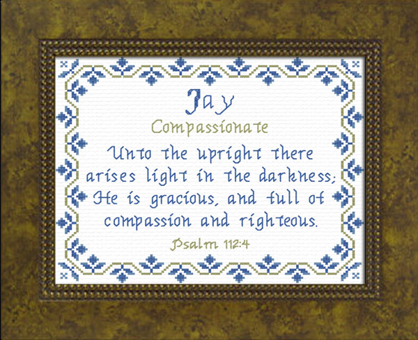 Jay Name Blessings Personalized Names with Meanings and Bible Verses
