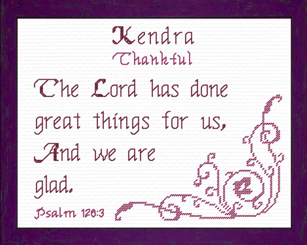 Kendra Name Blessings Personalized Names with Meanings and Bible Verses