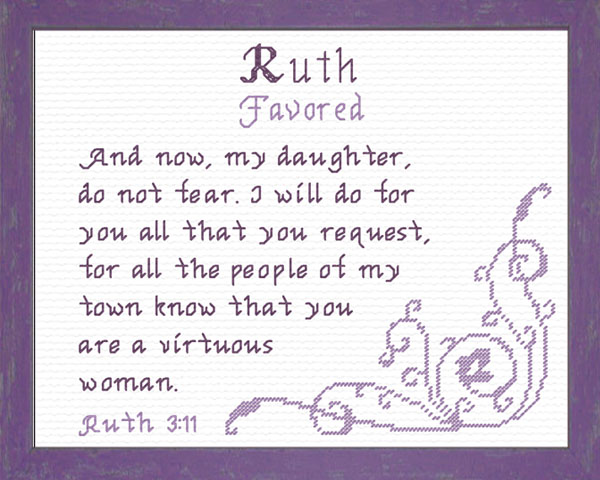 Ruth 3 Name Blessings Personalized Names with Meanings and Bible Verses