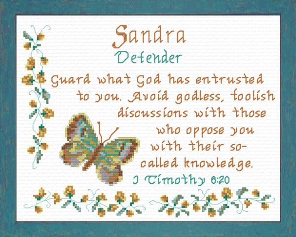 Sandra 2 Name Blessings Personalized Names with Meanings and Bible Verses