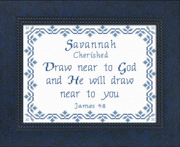 Savannah 2 Name Blessings Personalized Names with Meanings and Bible