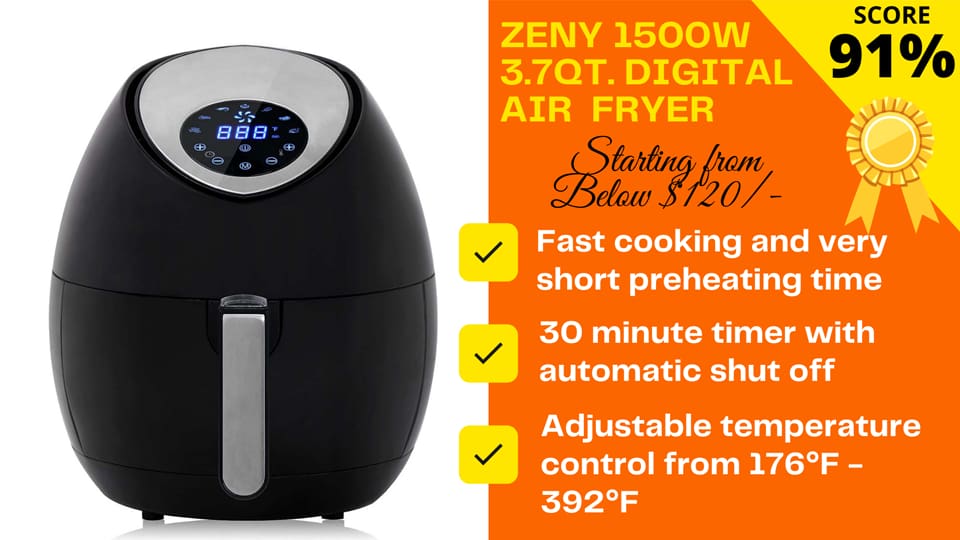 Zeny Air Fryer Reviews Which Is the Best as per the Expert? JoyfulFryer