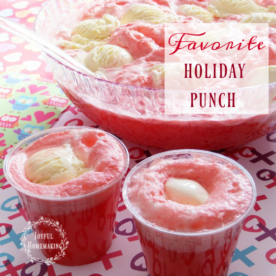 Punch with Vanilla IceCream Joyful Homemaking