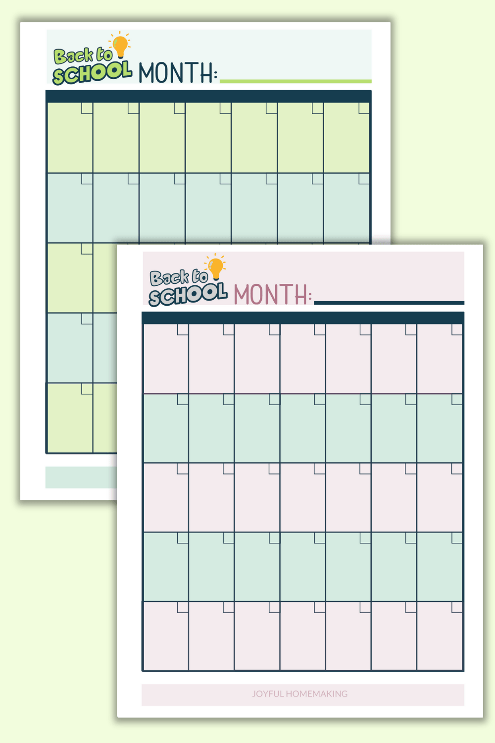 Free School Schedule Printables Joyful Homemaking