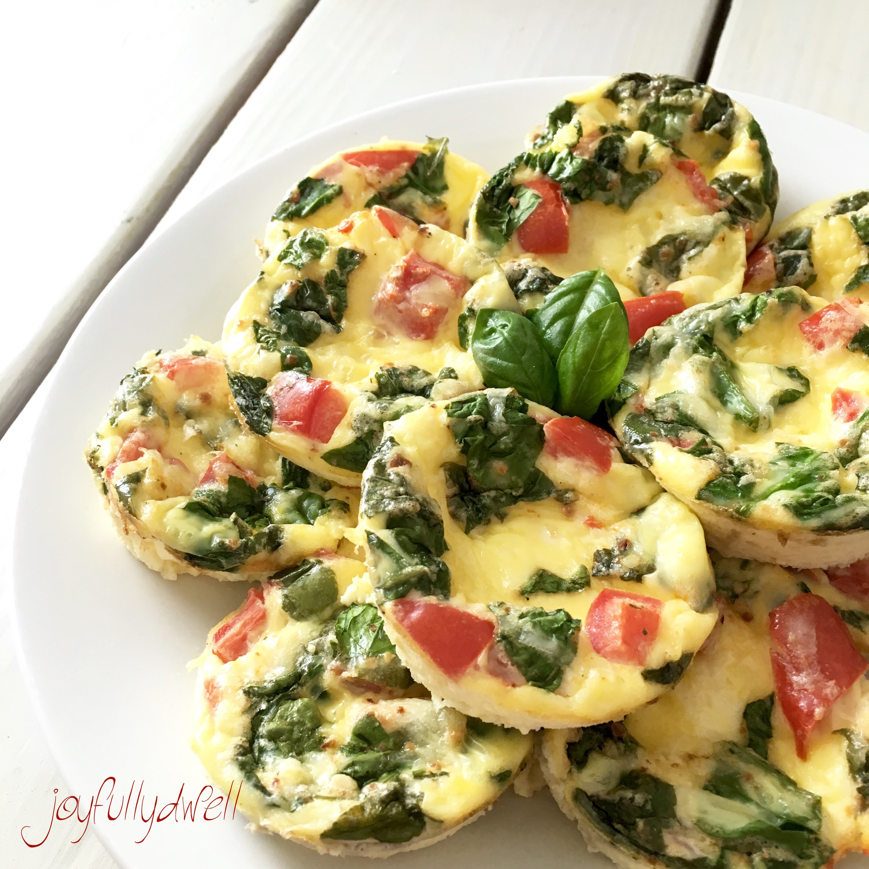 Delicious Mini Frittatas joyfullydwell