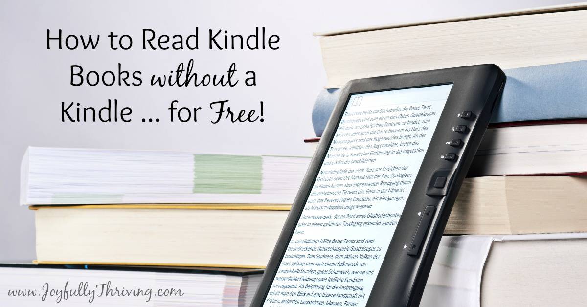 How to Read Kindle Books without a Kindle