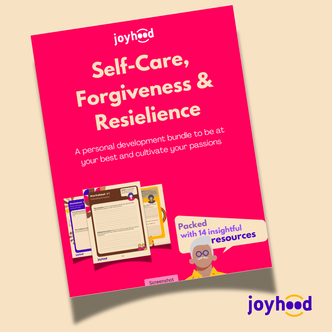 SelfCare, and Resilience Worksheet Bundle → Joyhood