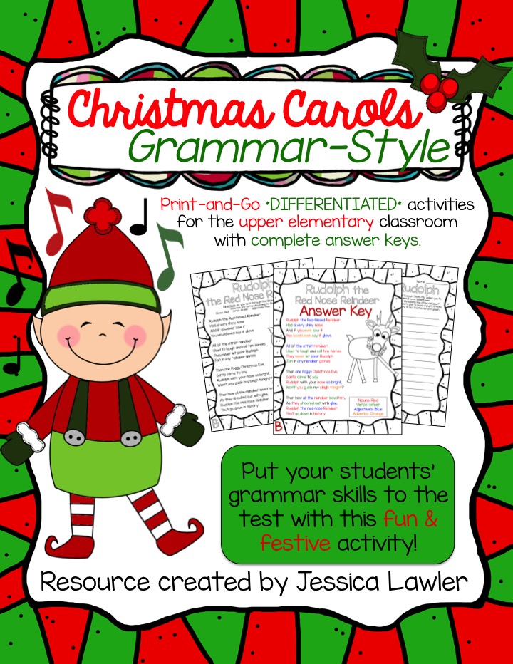 Spell Christmas Carol Christmas Carols…GrammarStyle!