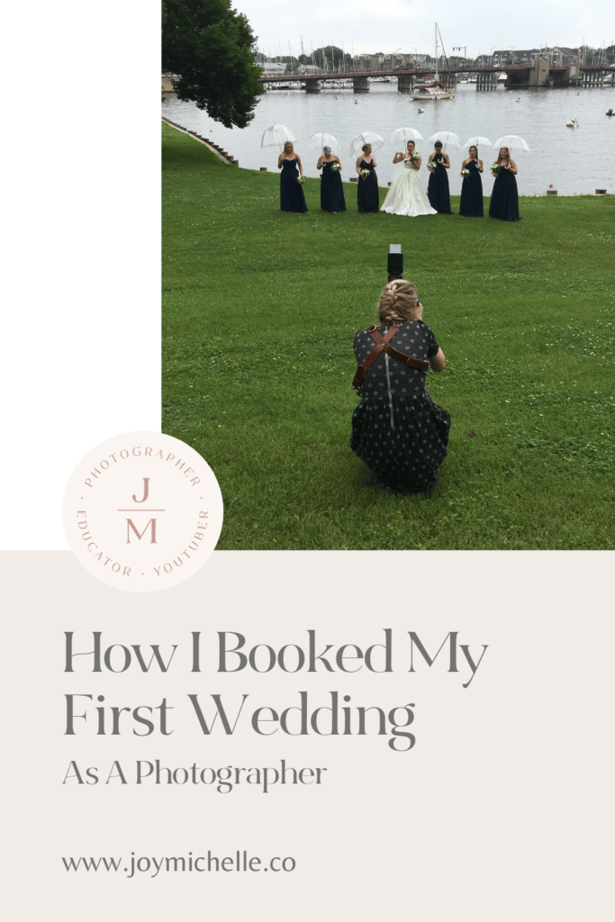 How I Booked My First Wedding Joy Michelle