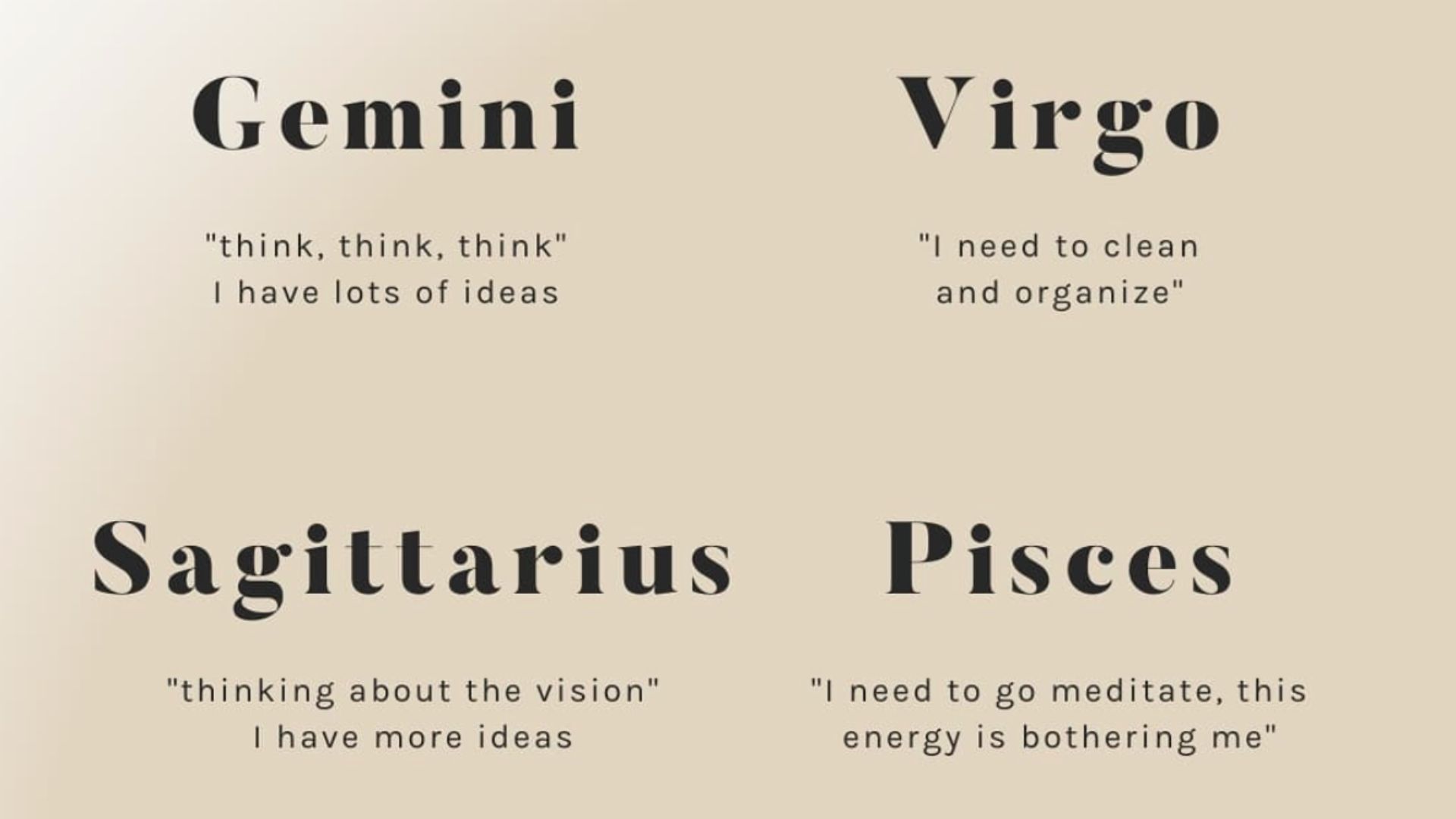 Mutable Sign The Different Zodiac Signs And Their Characteristics