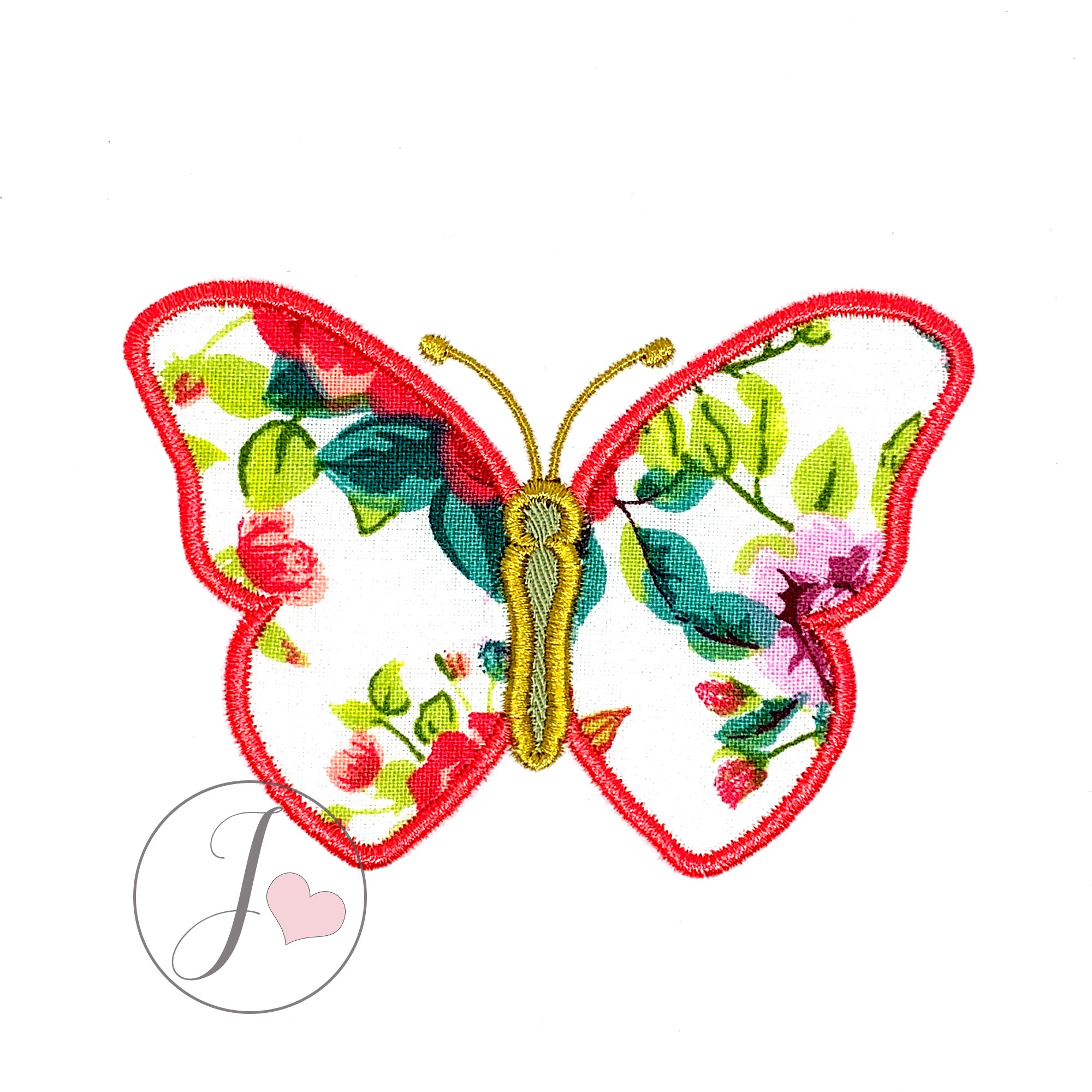 Butterfly Applique Design Joy Of Embroidery
