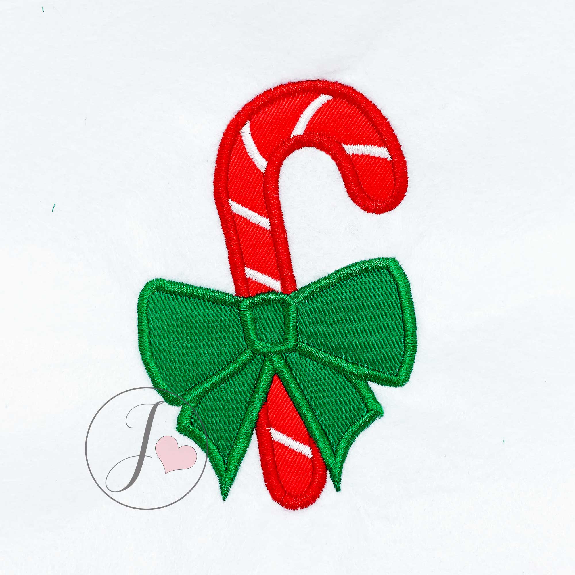 Candy Cane Applique Design Joy Of Embroidery