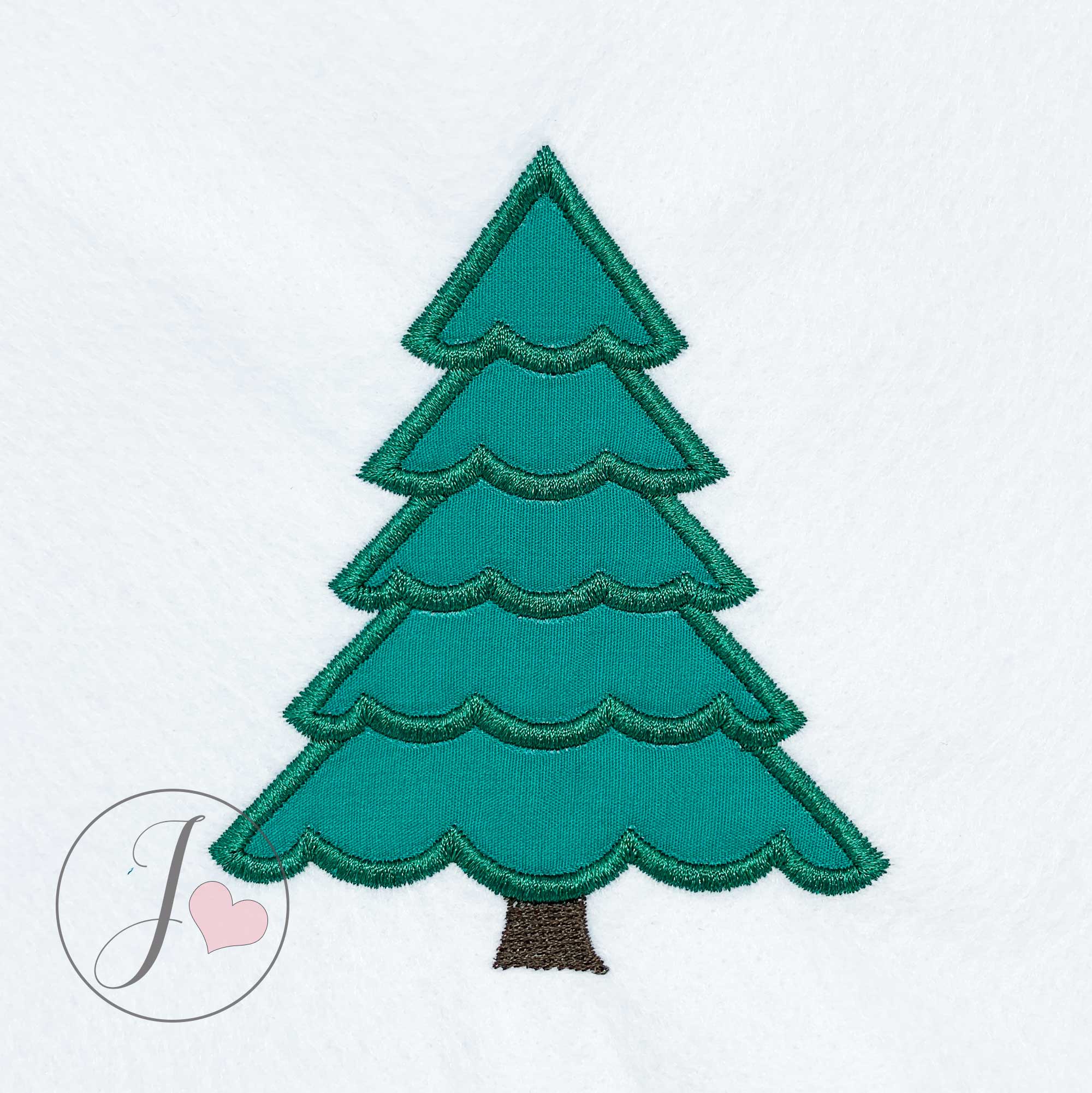 Christmas Tree Applique Design