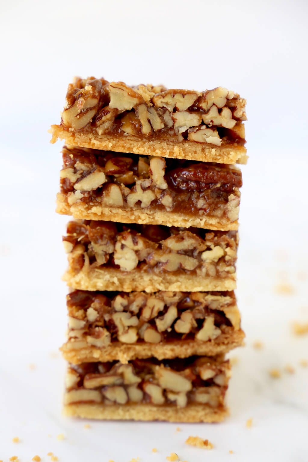Chewy Pecan Bars Joy + Oliver