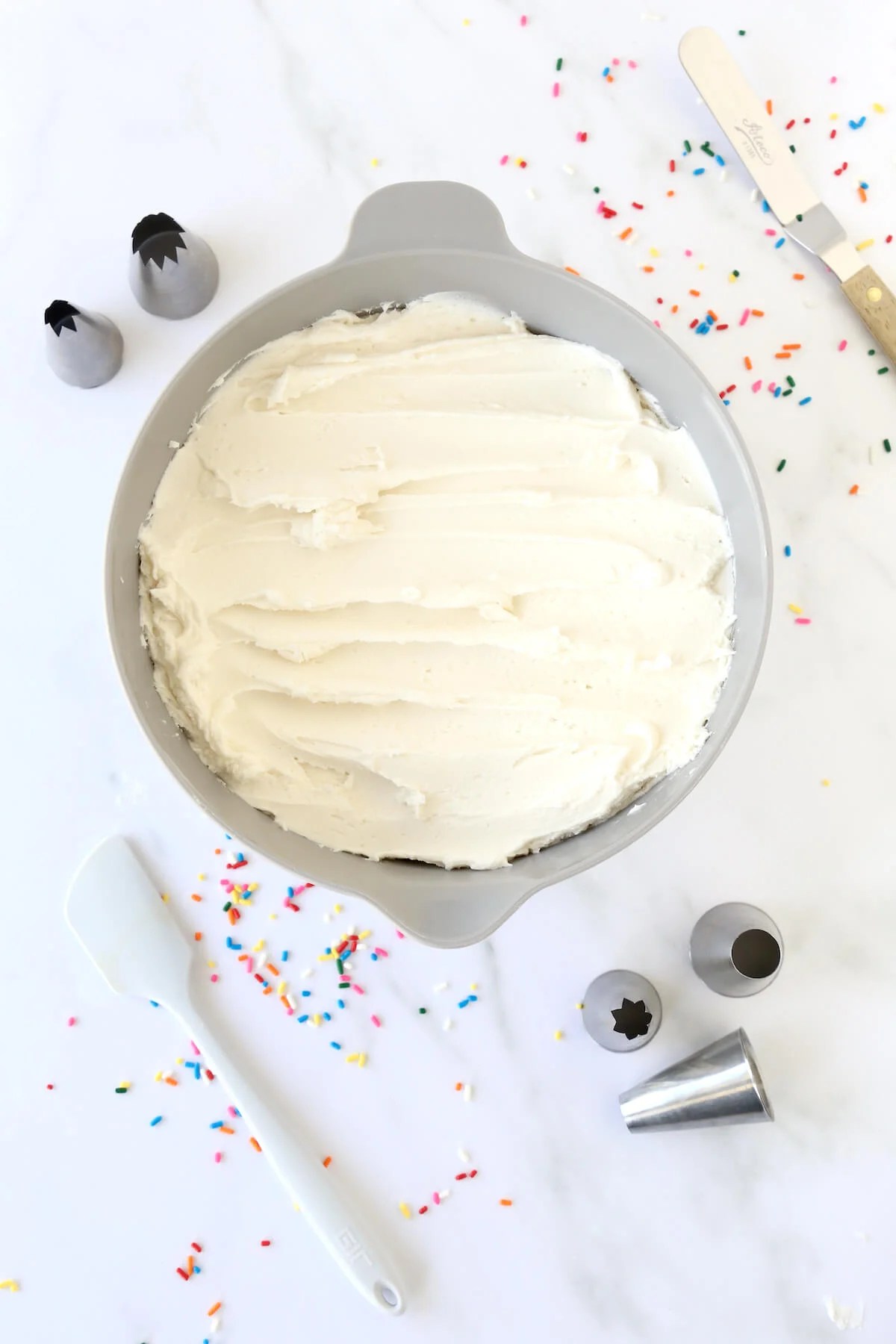 The Best Vanilla Buttercream Frosting Joy + Oliver
