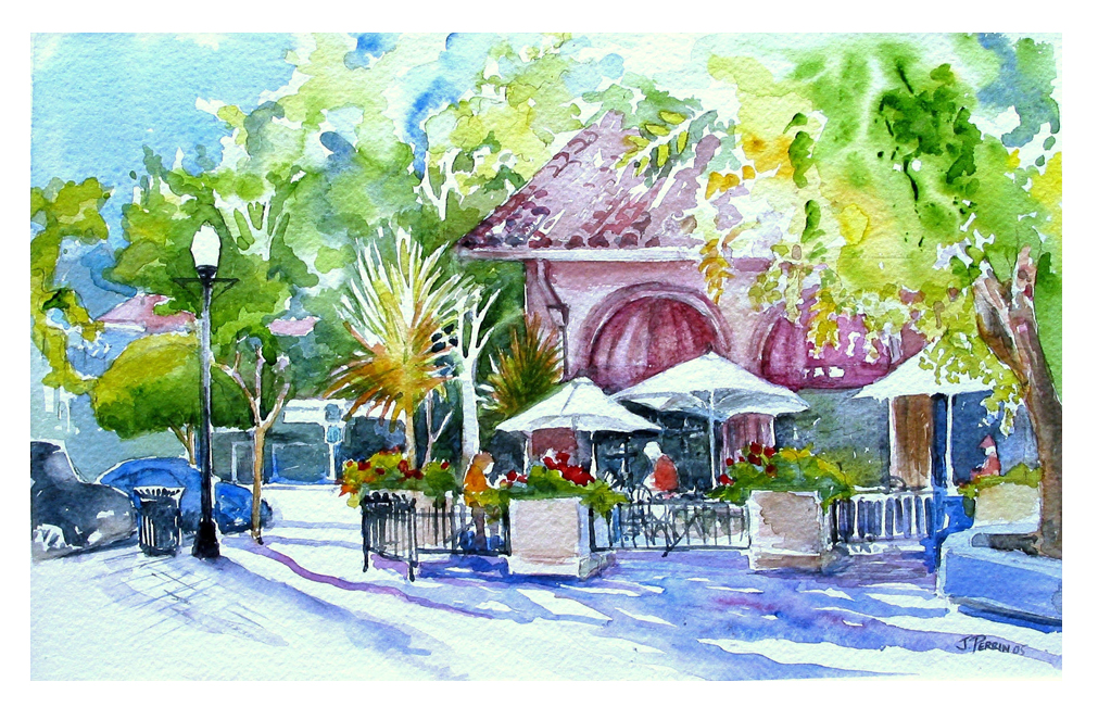 'Mill Valley Serenade', a Joy Perrin watercolor