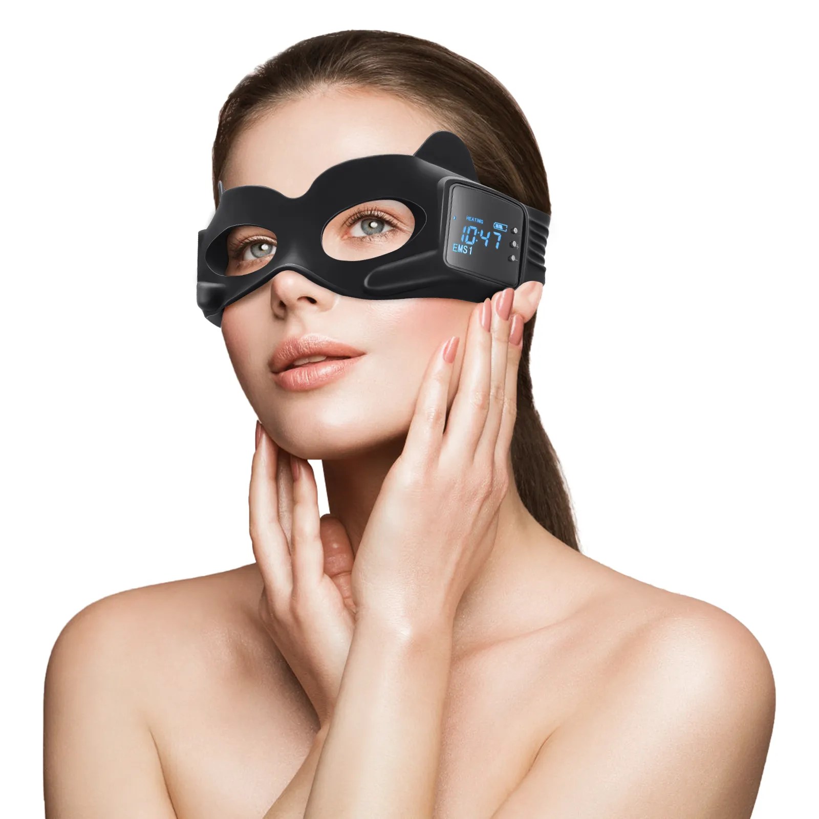 Joysame M01 EMS Heating Eye Massager Best Care for Puffy, Tired Eyes