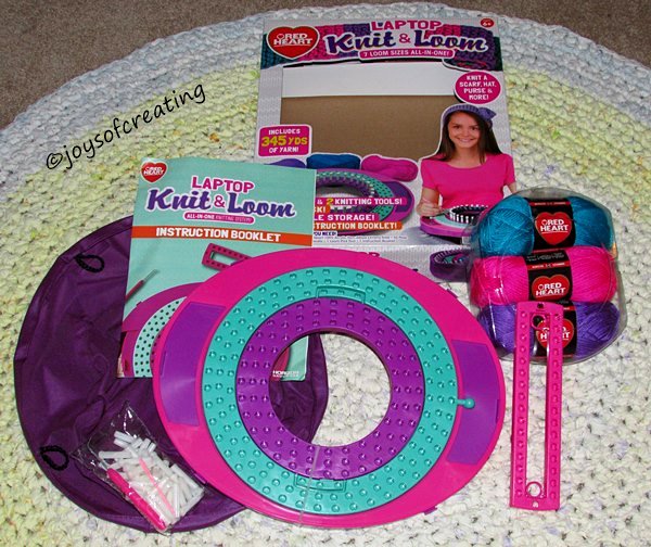 Red Heart Laptop Knit and Loom Joys Of Creating