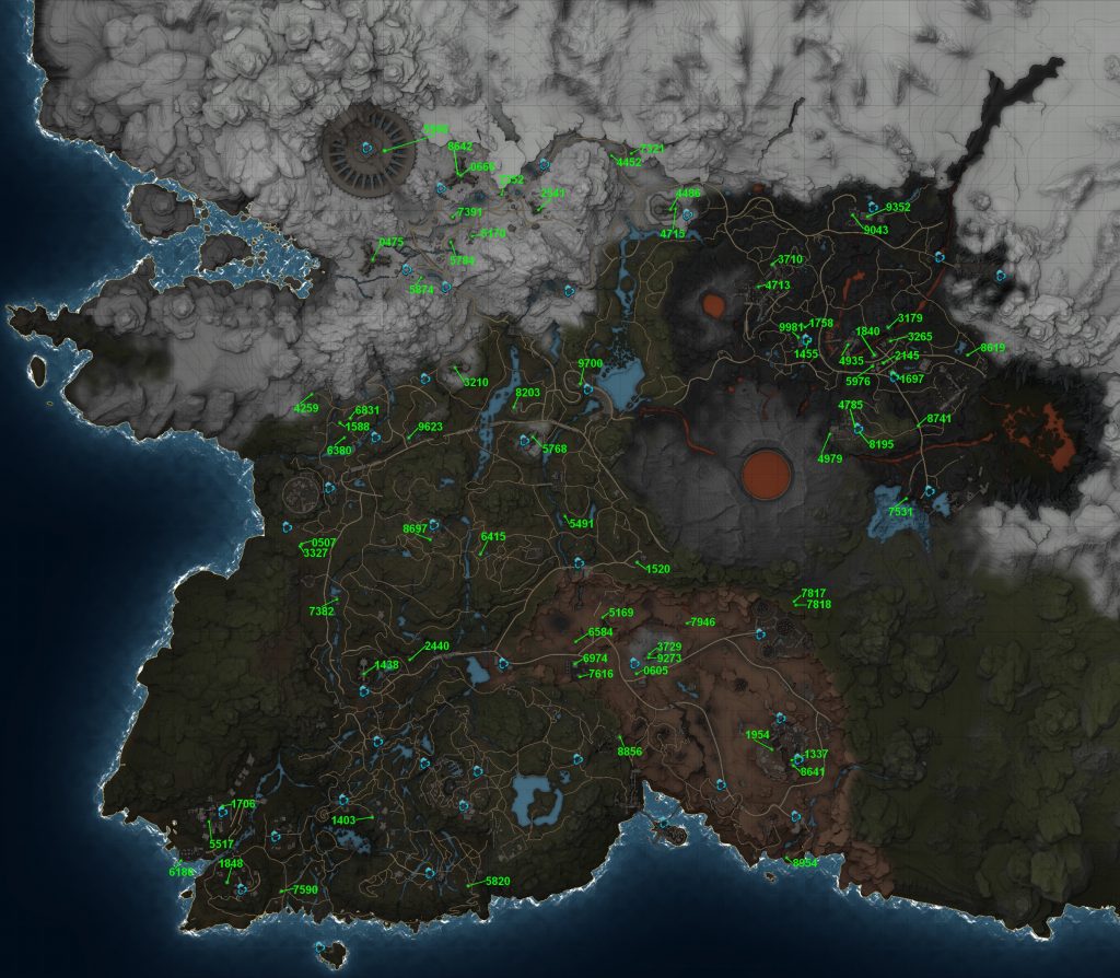 Elex Map mit allen Tresor & Doorcodes Joystick