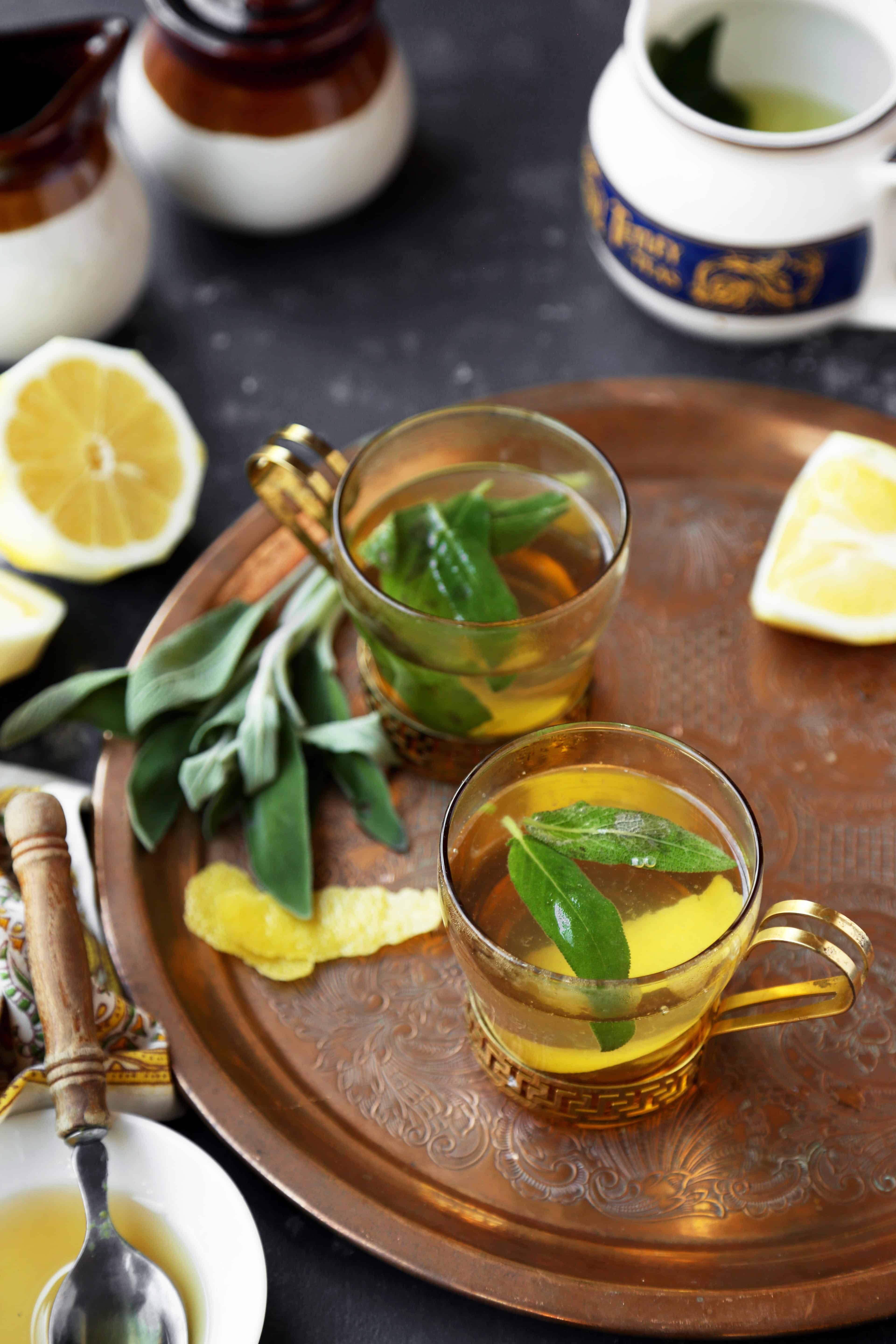 Simple Lemon and Sage Tisane Joy the Baker