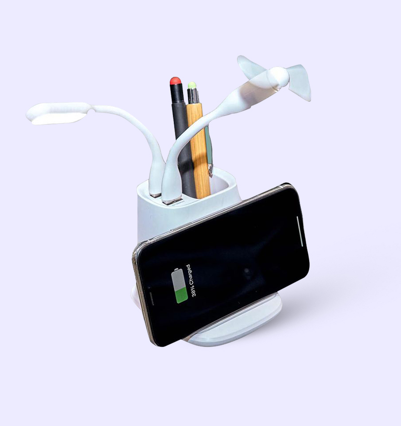 PYD 6 In 1 MultiPurpose Desk Gadget Organizer FUZO Joytree Global