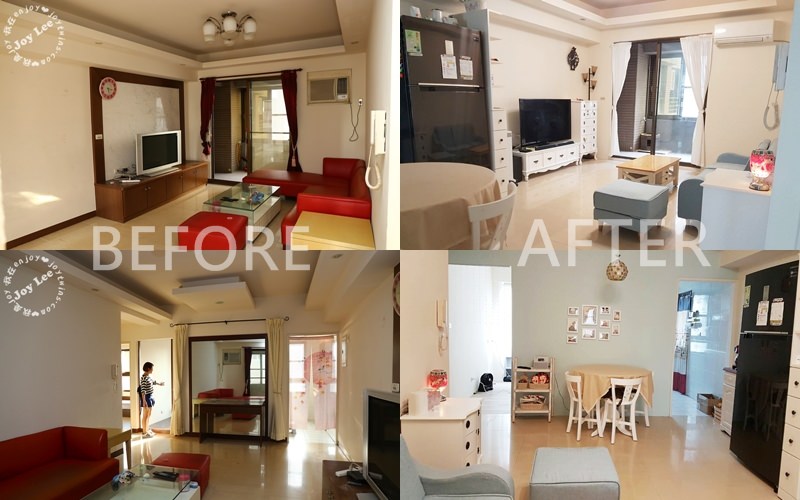 [中古屋整形日記]沒有百萬裝潢預算也能做出夢幻鄉村風‬(客廳/餐廳)