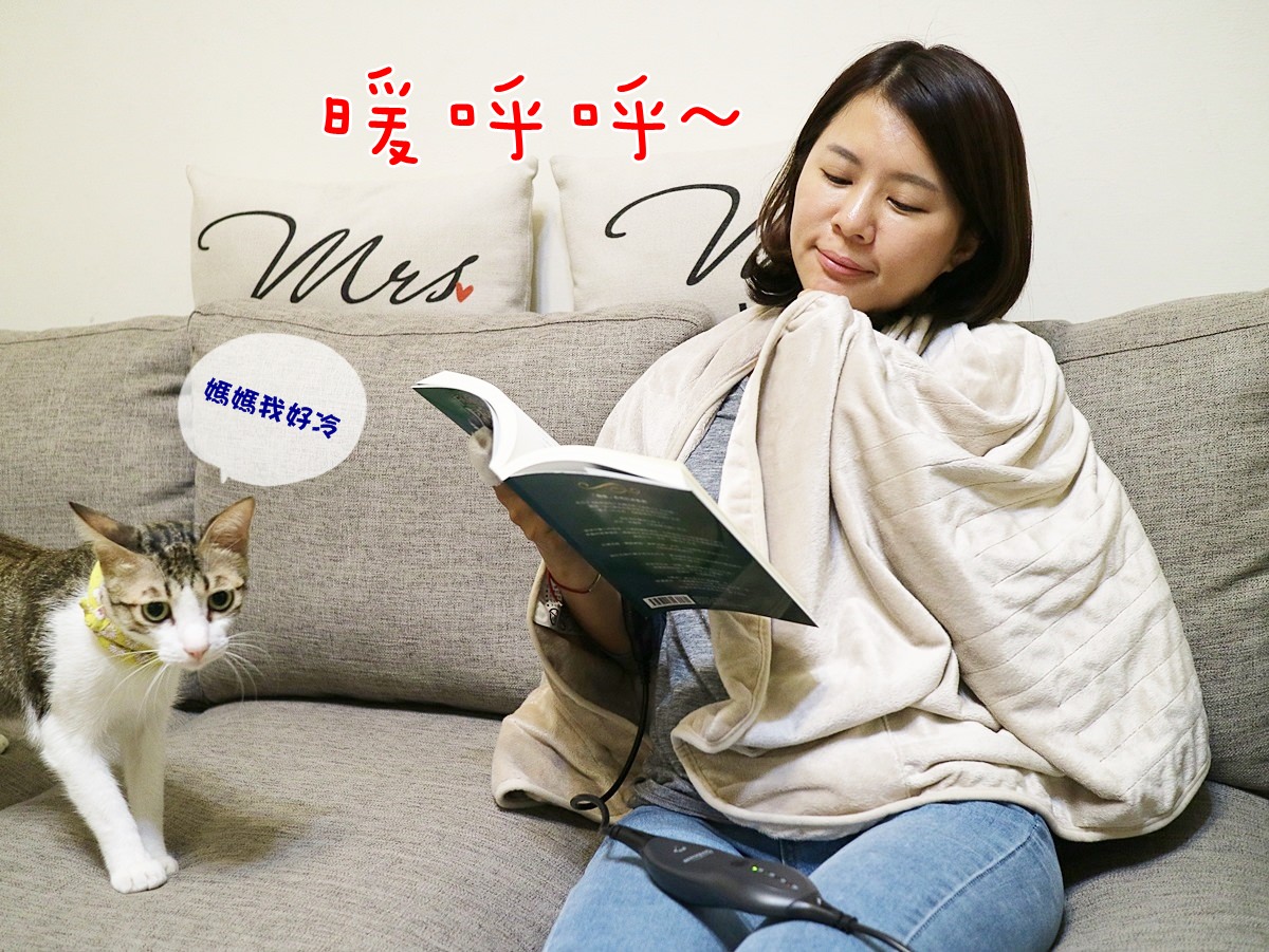 美國百年家電品牌+ Sunbeam 柔毛披蓋式電熱毯 萬用熱敷帶 冬天溫暖身體也溫暖了每個人的心