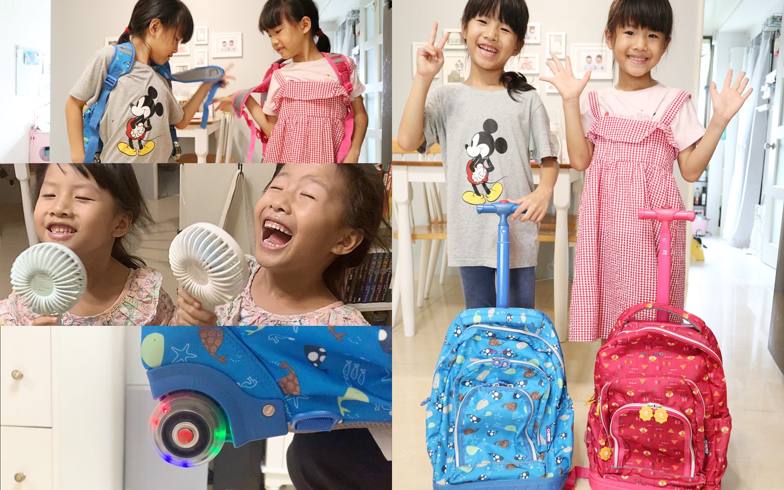 開學季不要怕! 歡樂發光 JWorld拉桿式行李箱(書包)  讓孩子開心上學旅行吧