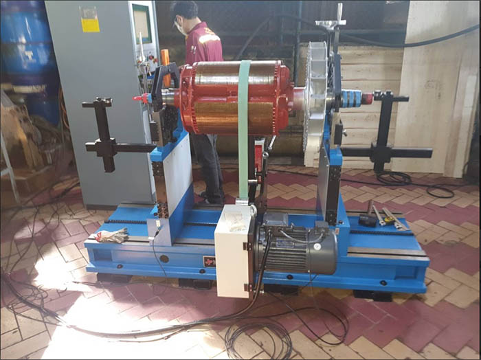 Electric Motor Balancing Machine in NewsJP Balancing