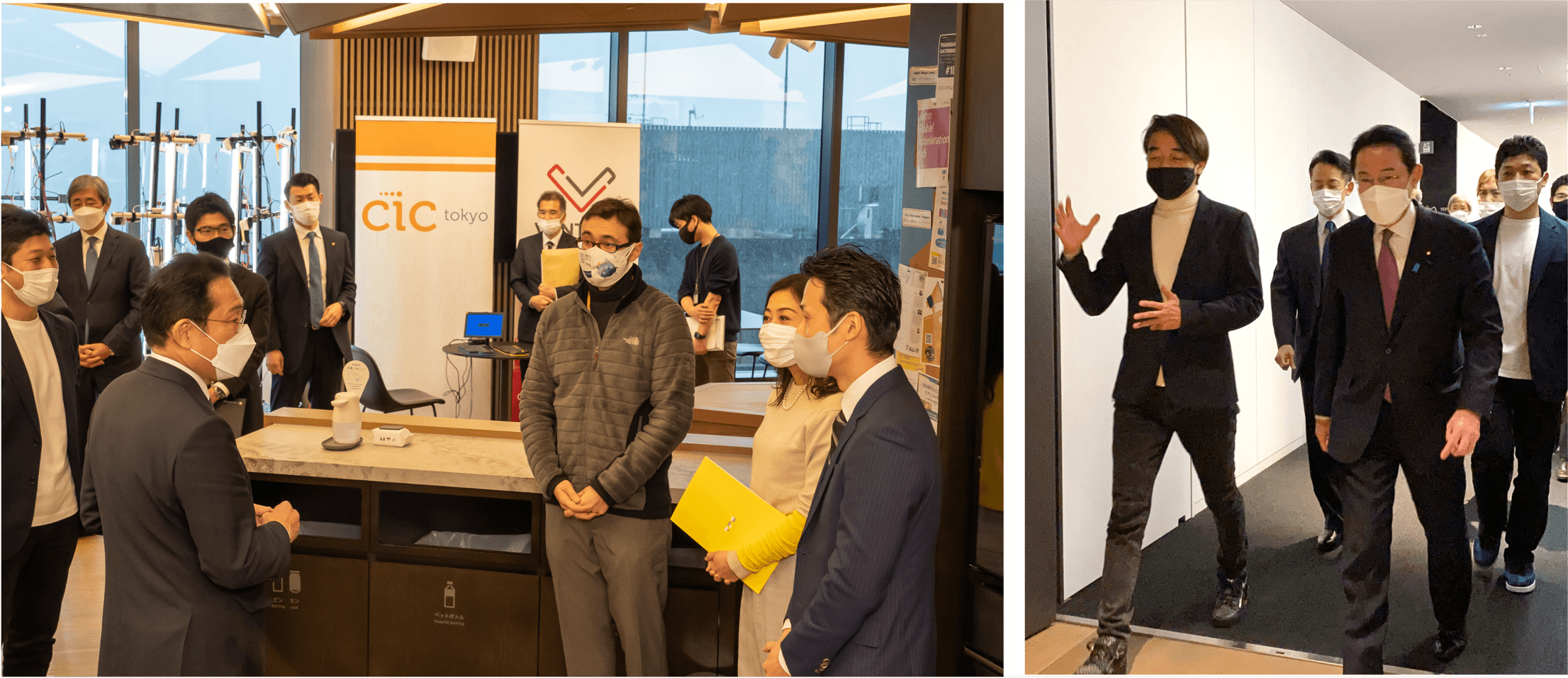 岸田内閣総理大臣がCIC Tokyoを訪問し、スタートアップ創出元年にあたりのスタートアップとの意見交換を実施