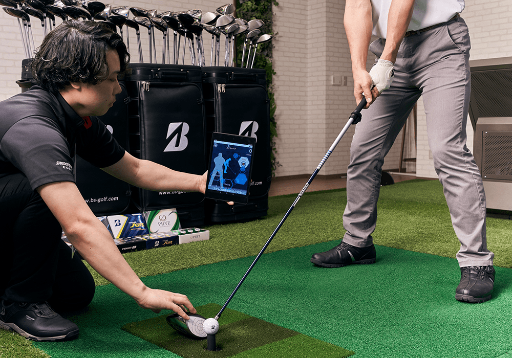フィッティングの流れ Golfer's Dock Ball & Club フィッティング BRIDGESTONE GOLF