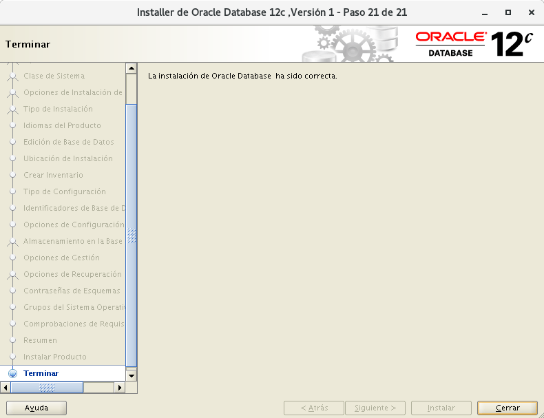 Install Oracle 12 El Rincón Vacío