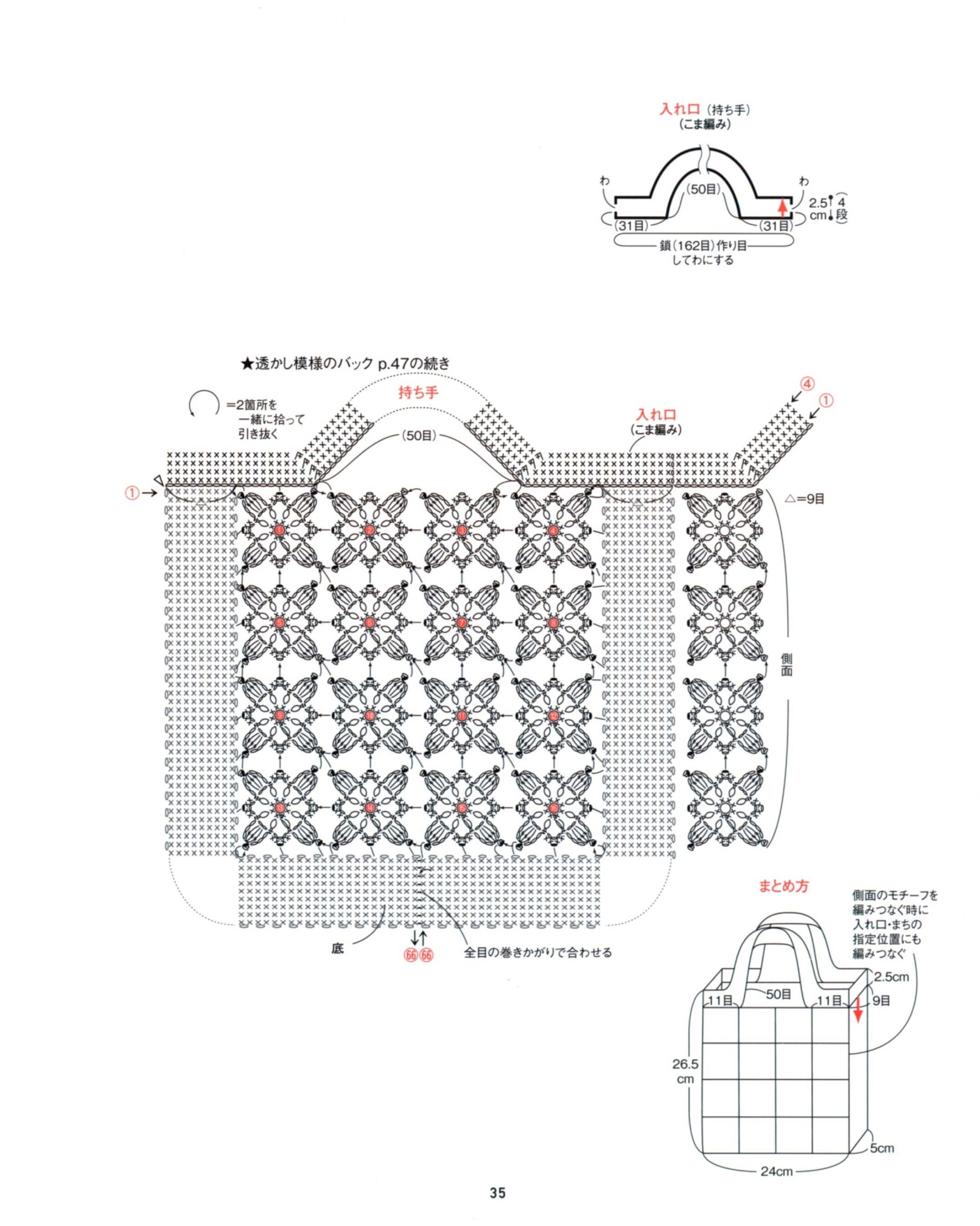 bag japanese pattern JPCrochet