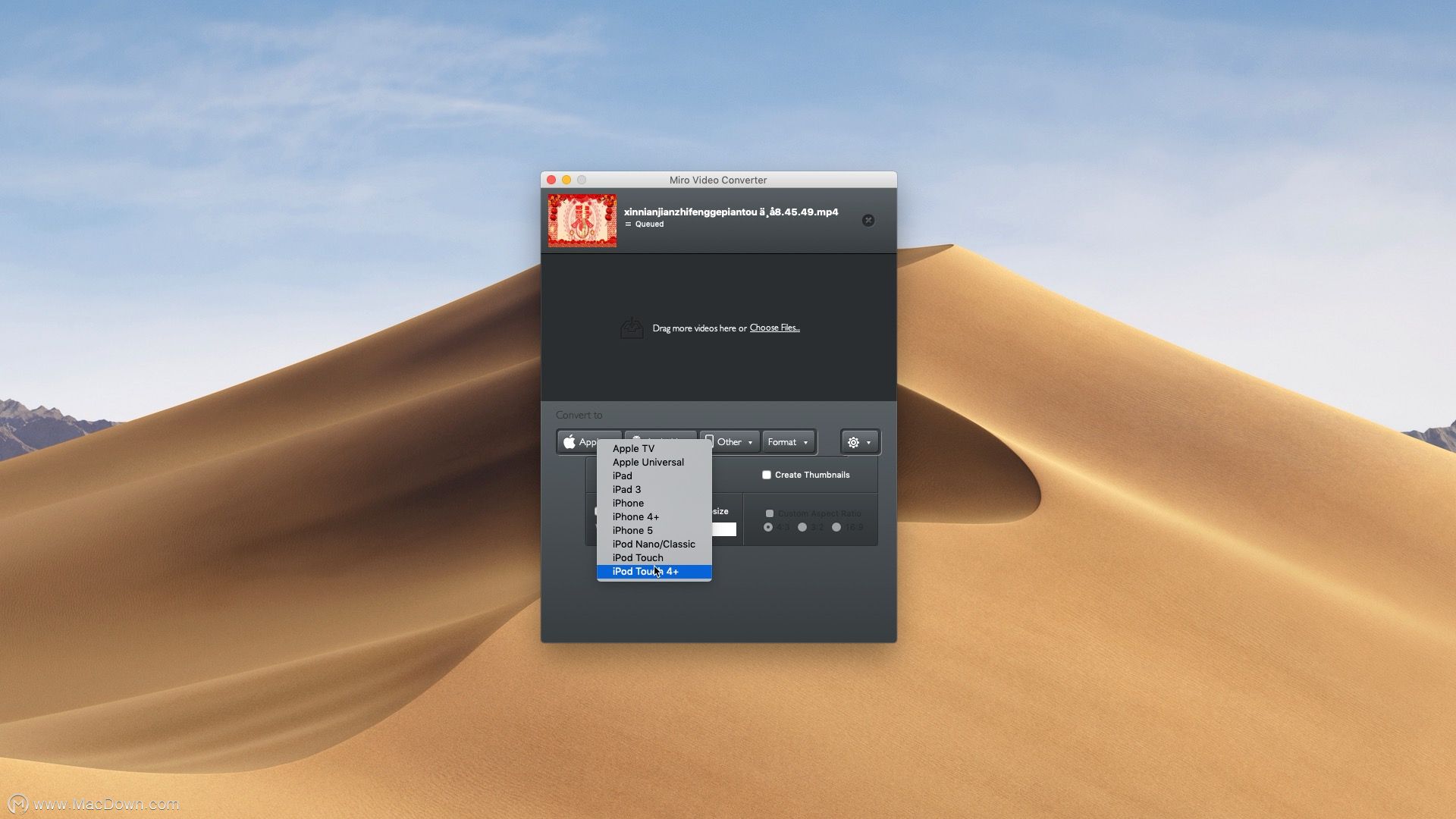 miro video converter for Mac下载miro video converter for Mac(Miro视频转换器
